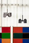 modern black abs aluminum modular led chandelier