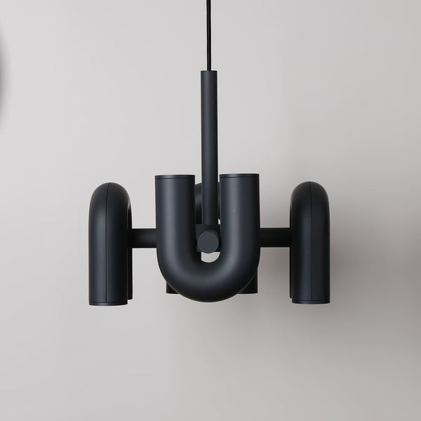 modern black abs aluminum modular led chandelier
