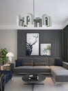 modern black abs aluminum modular led chandelier
