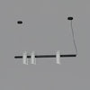 modern black abs aluminum modular led chandelier