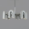 modern black abs aluminum modular led chandelier