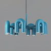 modern black abs aluminum modular led chandelier