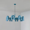 modern black abs aluminum modular led chandelier