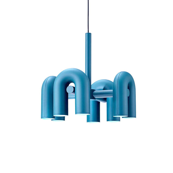 modern black abs aluminum modular led chandelier