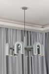 modern black abs aluminum modular led chandelier