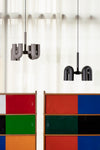 modern black abs aluminum modular led chandelier