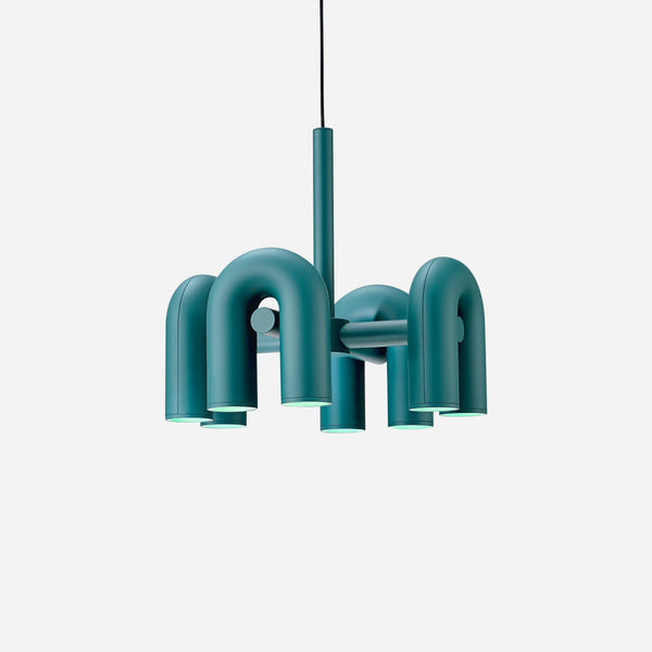 modern black abs aluminum modular led chandelier