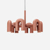 modern black abs aluminum modular led chandelier