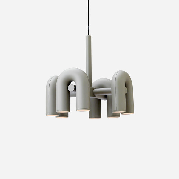 modern black abs aluminum modular led chandelier
