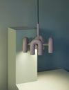 modern black abs aluminum modular led chandelier