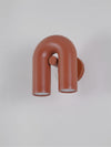 modern black abs aluminum u shape led wall sconce