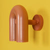modern black abs aluminum u shape led wall sconce