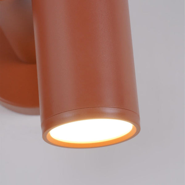 modern black abs aluminum u shape led wall sconce