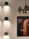 modern black abs aluminum u shape led wall sconce