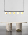 modern black alabaster pendant lamp