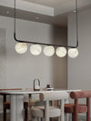 modern black alabaster pendant lamp