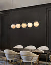 modern black alabaster pendant lamp