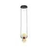 modern black alabaster pendant lamp