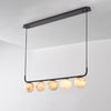 modern black alabaster pendant lamp
