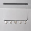 modern black alabaster pendant lamp