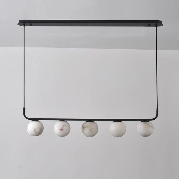 modern black alabaster pendant lamp