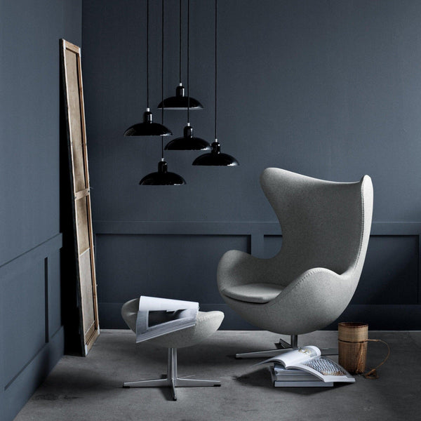 modern black carbon steel dome pendant lamp