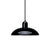 modern black carbon steel dome pendant lamp