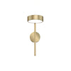 modern black gold metal geometric led wall sconce