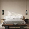modern black gradient iron cone pendant light