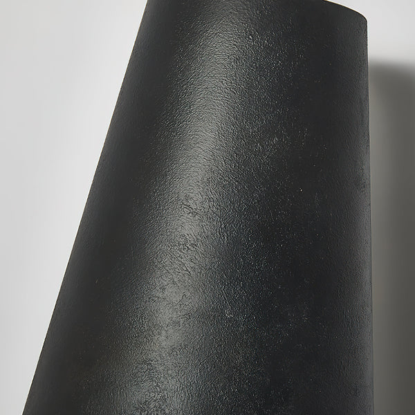 modern black gradient iron cone pendant light