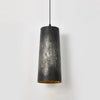modern black gradient iron cone pendant light