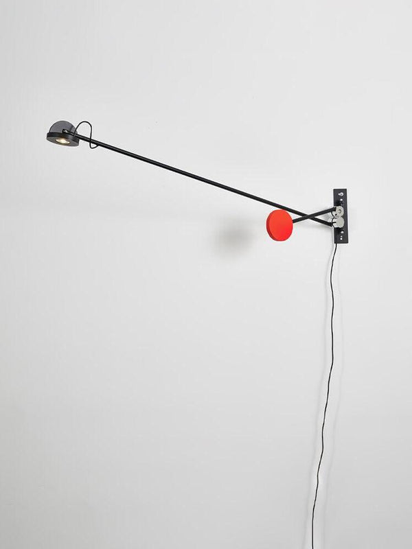 modern black iron aluminum linear wall lamp