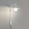 modern black iron glass swing arm wall lamp