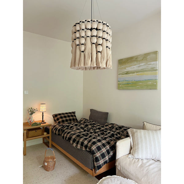 modern black iron wood glass rechargeable table lamp