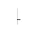modern black metal acrylic linear rechargeable wall sconce