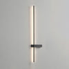 modern black metal acrylic linear rechargeable wall sconce
