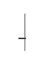 modern black metal acrylic linear rechargeable wall sconce