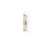 modern black metal clear textured glass tube wall lamp