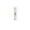 modern black metal clear textured glass tube wall lamp