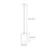 modern brass alabaster belfry arm pendant lamp