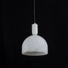 modern brass alabaster bowl pendant light