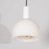 modern brass alabaster bowl pendant light