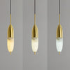 modern brass alabaster orb pendant light