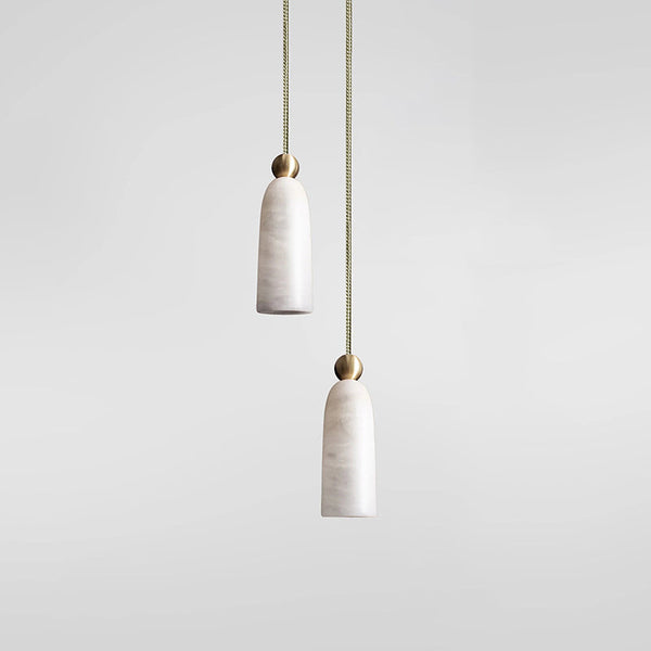 modern brass alabaster pendant lamp 3