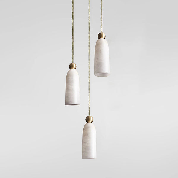 modern brass alabaster pendant lamp 3