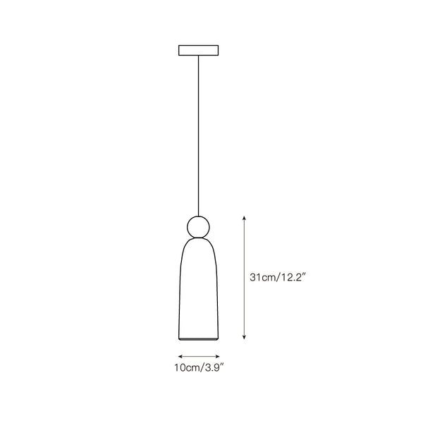 modern brass alabaster pendant lamp 3