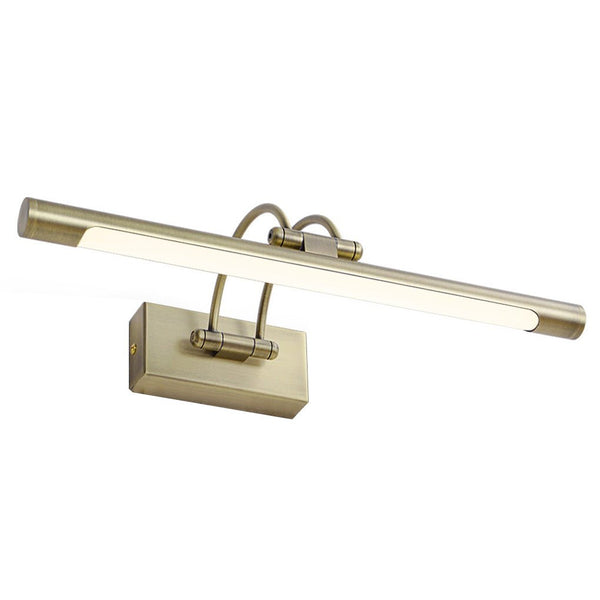 modern brass aluminum rotatable led vanity wall light