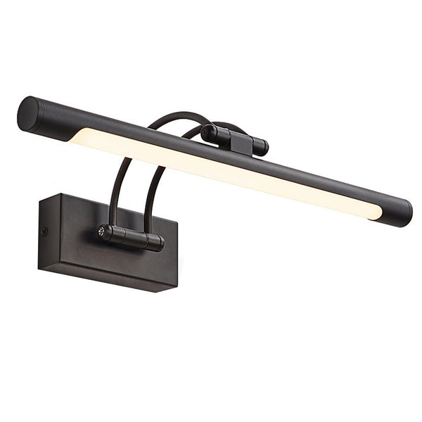 modern brass aluminum rotatable led vanity wall light
