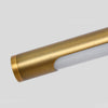 modern brass aluminum rotatable led vanity wall light