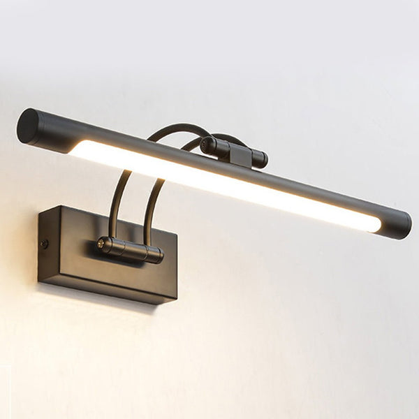 modern brass aluminum rotatable led vanity wall light